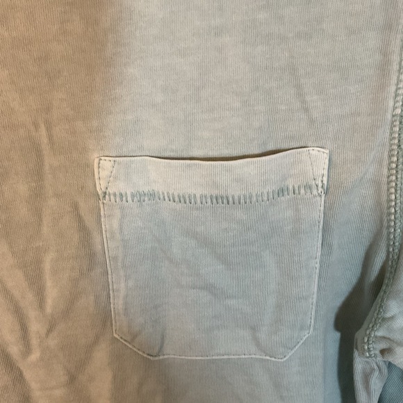 Men's Crewneck Long Sleeve Shirt Goodfellow & Co™ Light‎ Aqua Blue Size Small - Picture 3 of 7